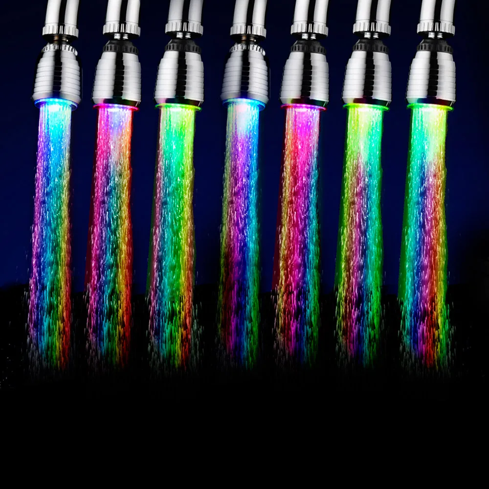 360 Rotate Swivel Faucet Nozzle Water Filter Adapter RGB LED Tap Aerator Diffuser Kitchen Accessory | Обустройство дома