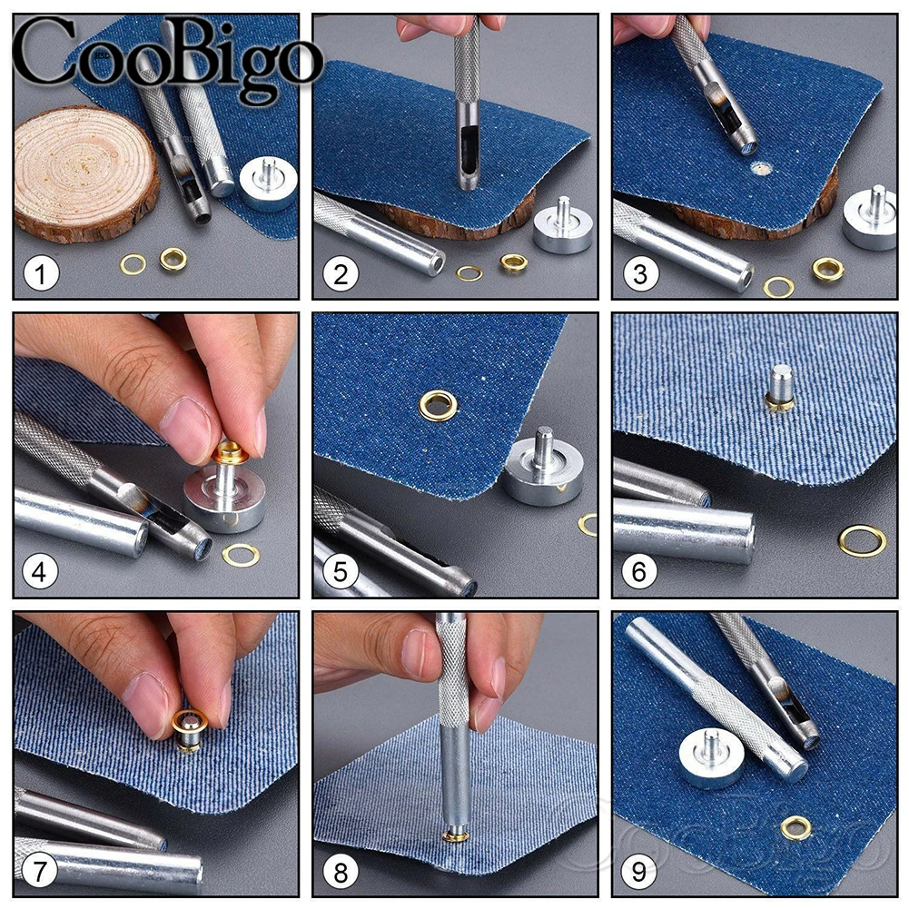 Металлические люверсы прокладки для уличной одежды походной обуви тактический