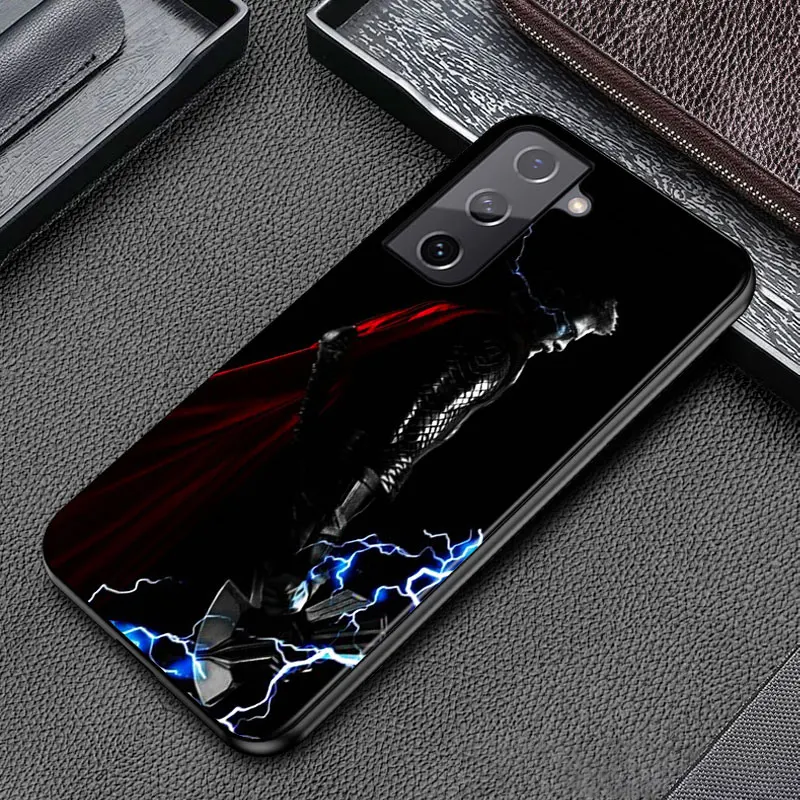 С принтами &quotMarvel&quot &quotМстители&quot &quotсупергерой&quot Thor для Samsung Galaxy S21 S20FE S10 S10e S9 S8 S7