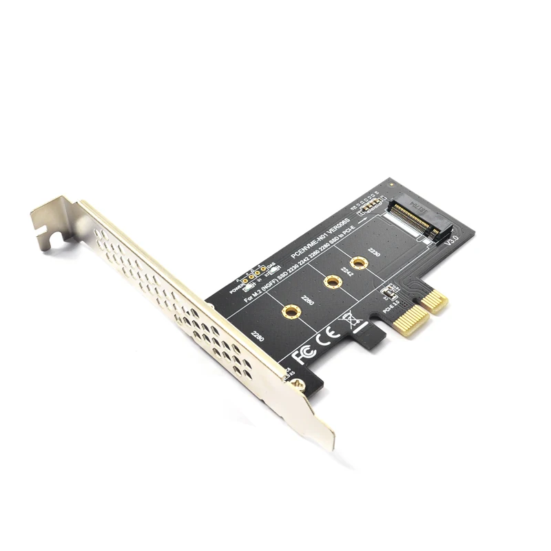 Плата PCIE на M2 адаптер PCI Express 3 0 X1 NVME SSD для сбора данных поддержка 2230 2242 2260 2280 M.2 |