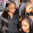 Парик HD из натуральных человеческих волос на прозрачной сетке спереди, бразильские прямые волосы 13x4 13x6, парик на передней сетке 4x4, парик на продажу, плотность 180