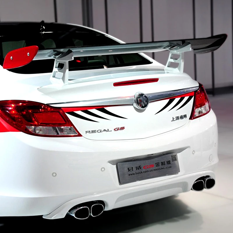 Автомобильная наклейка Эмблема для Buick Regal GS Letters металлическая красная 7 5x1 см