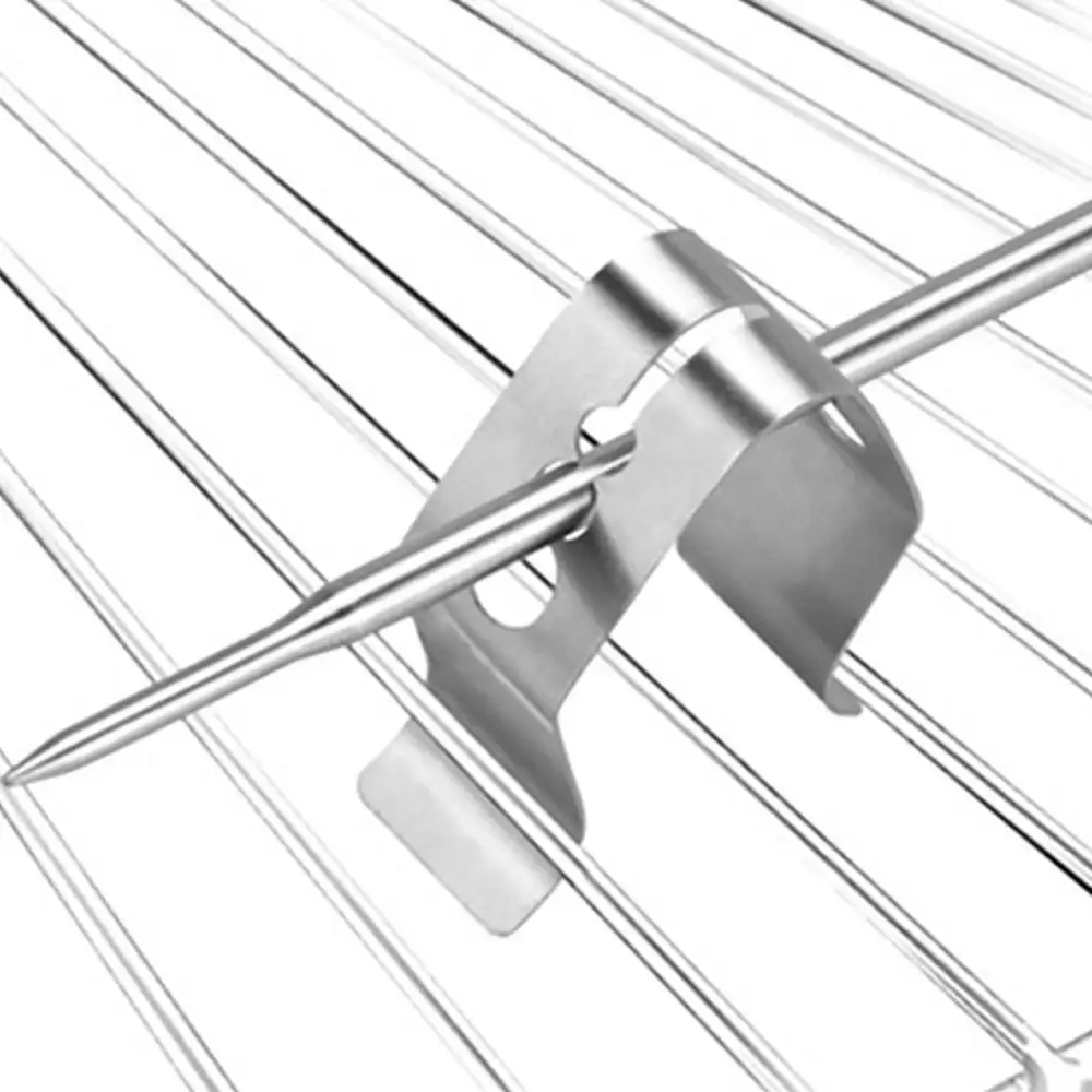 

4PCS/set Stainless Steel BBQ Thermometer Probe Clip Holder BBQ Smoke Thermometer Smoker Oven Kitchen Accessories Baking Tools