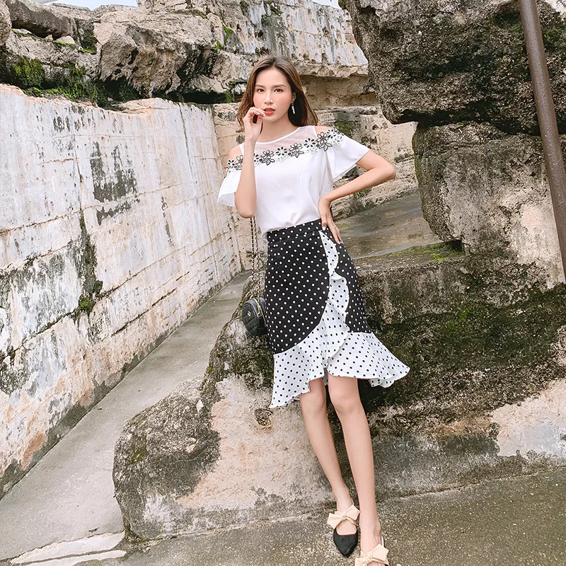 Новые летние платья 2019 года модные блестящие и облегающие комплект из двух