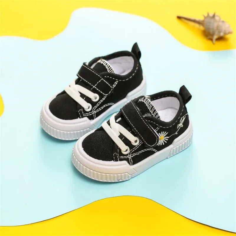 

New 2021 Canvas Baby Shoes Sneakers Soft Cotton Anti Slip Toddler Baby Boy Girl Shoes Boys Girls Casual Shoes First Walkers