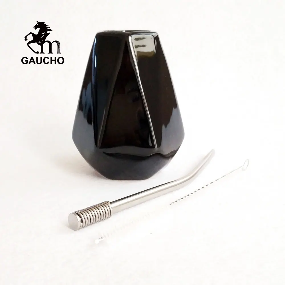 1 компл./лот Gaucho Yerba Mate Gourd 250 мл керамическая чашка teif с фильтром из нержавеющей