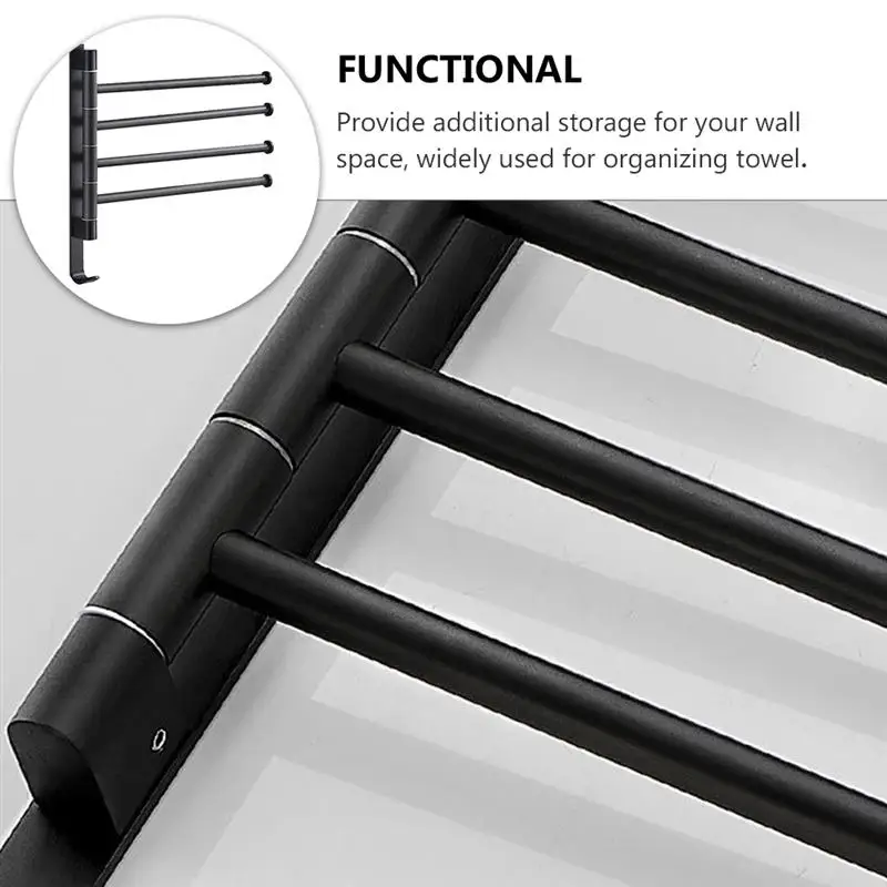 

Industrial Pipe Design Heavy Duty Towel Holder Towel Hanger for Bathroom Kitchen Home