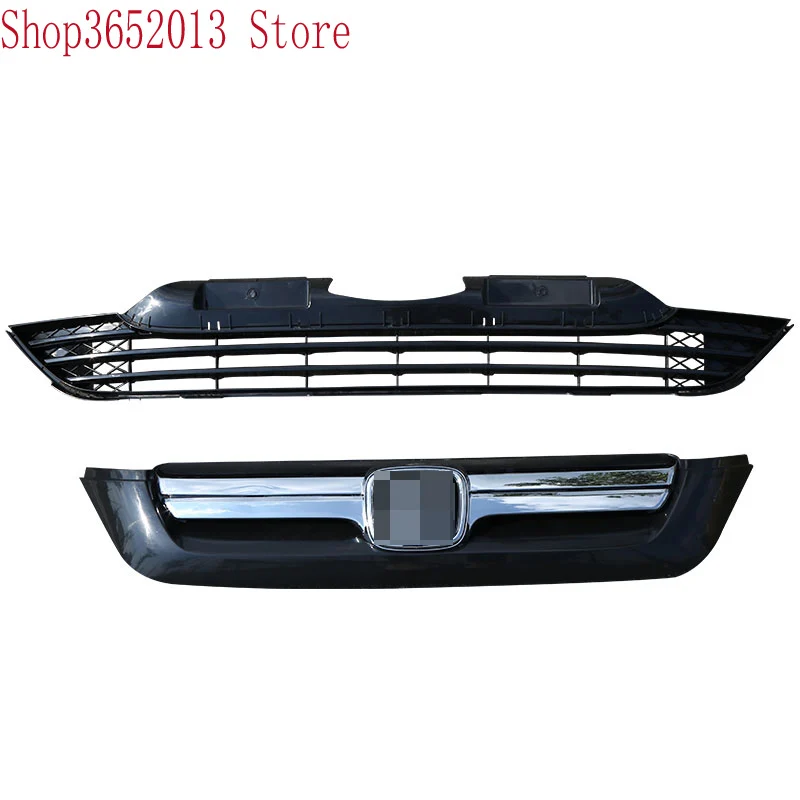 Для Honda CR V CRV 2007 2008 2009 2010 2011 АБС хромированная рамка сетки переднего бампера