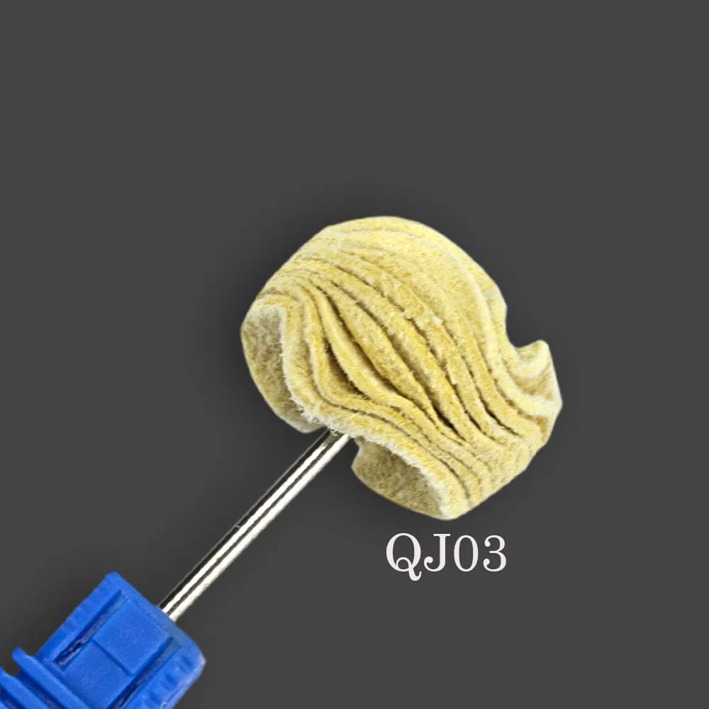 QJ03 1 шт., сверло для дизайна ногтей, щетка 3/32 дюйма, напильники для машины, профессиональная семейная очистка, маникюрные дрели, аксессуары, инструменты для ногтей, SAQJ01-06 - Цвет: QJ03