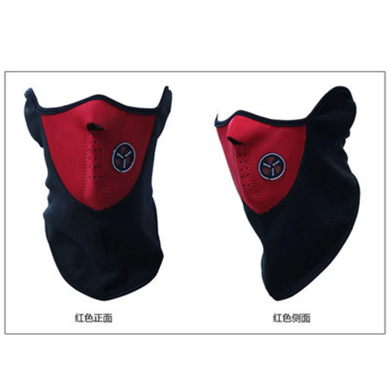 Маски для улицы защита от пыли Неопреновая теплая маска лица зимняя спортивная