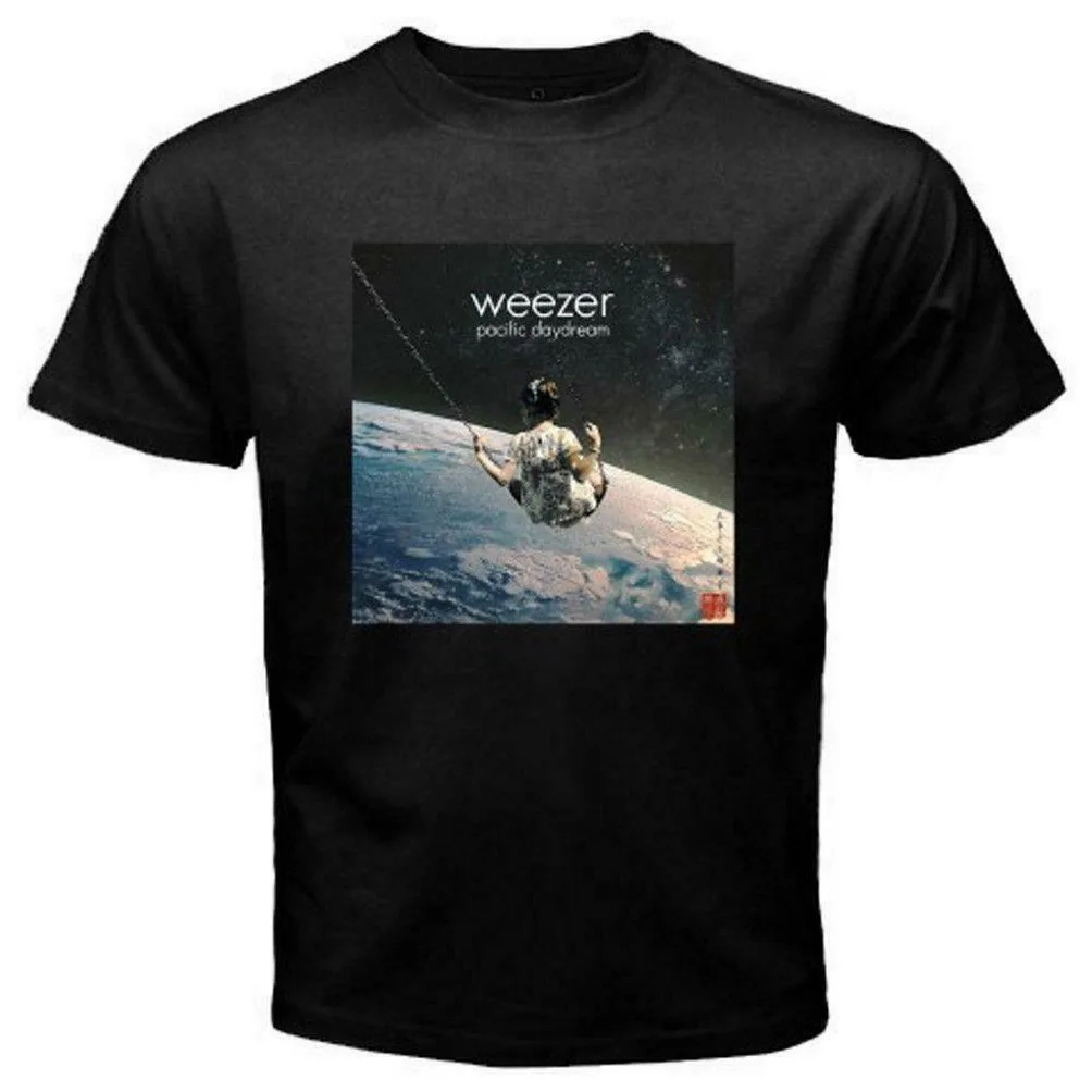 Новый Weezer Пасифик Daydream альбом Обложка логотип размер S до 3Xl США футболка En1 хлопок