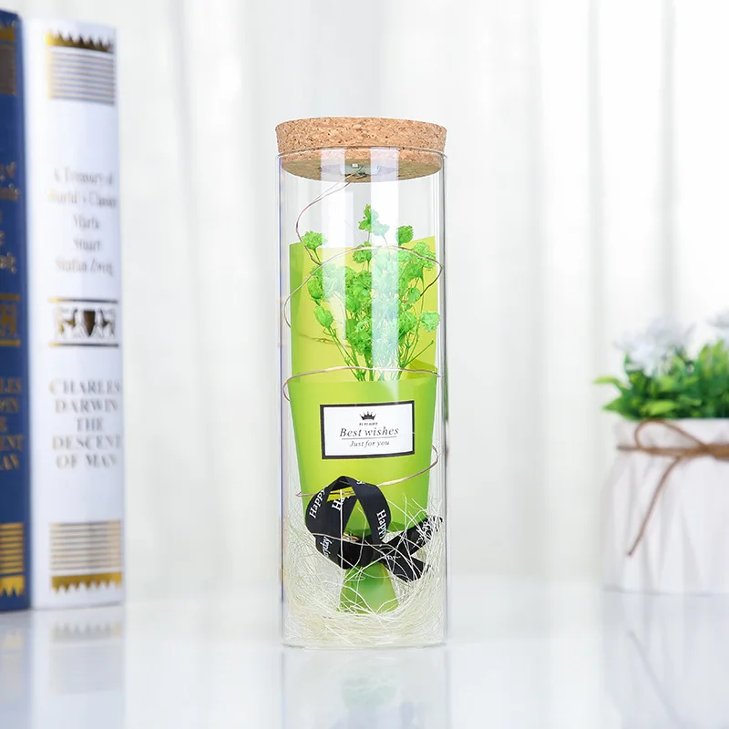 Креативный Звездный букет из сушеных цветов Подарочная коробка светильник