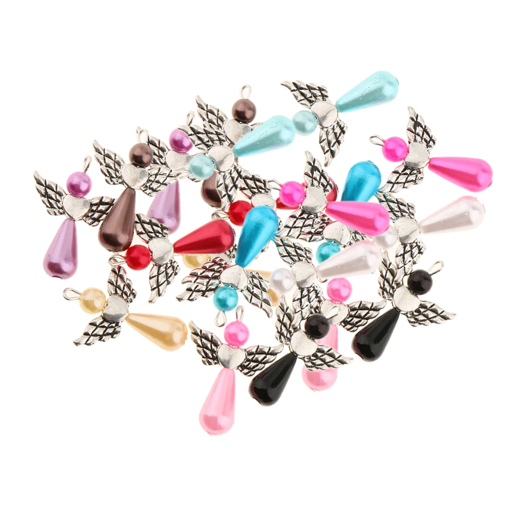 Подвеска Крыло ангела в ассортименте 20 шт. фурнитура для изготовления ювелирных