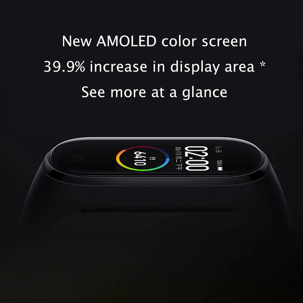 Глобальная версия Xiaomi mi Band 4 band Bluetooth Смарт браслет пульсометр фитнес китайская