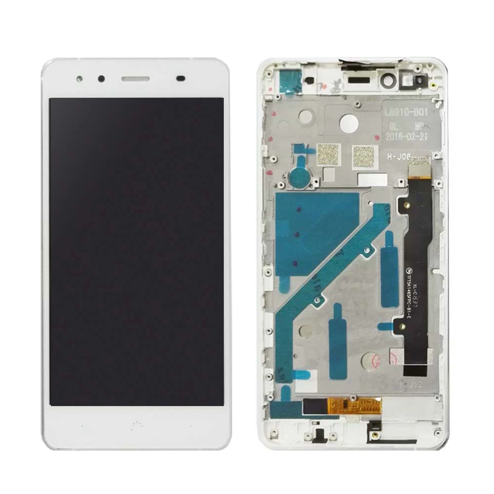 

Black/White For BQ X5 LCD Display+Touch Screen Digitizer Sensor Assembly with Frame for BQ Aquaris X5 Replacement Parts