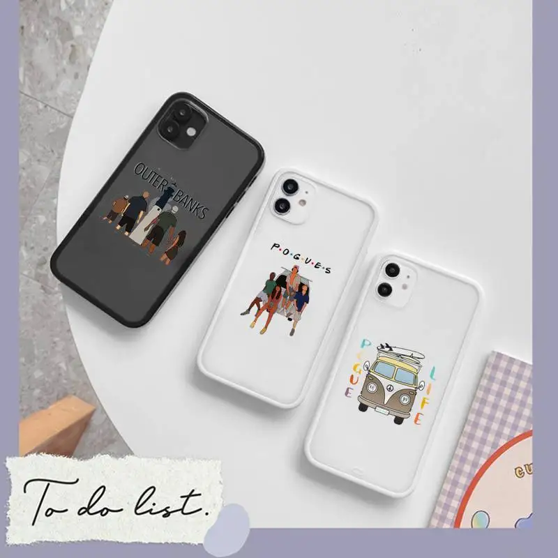 

Rudy Pankow Outer Banks Phone Case matte transparent For iphone 7 8 11 12 plus mini x xs xr pro max cover