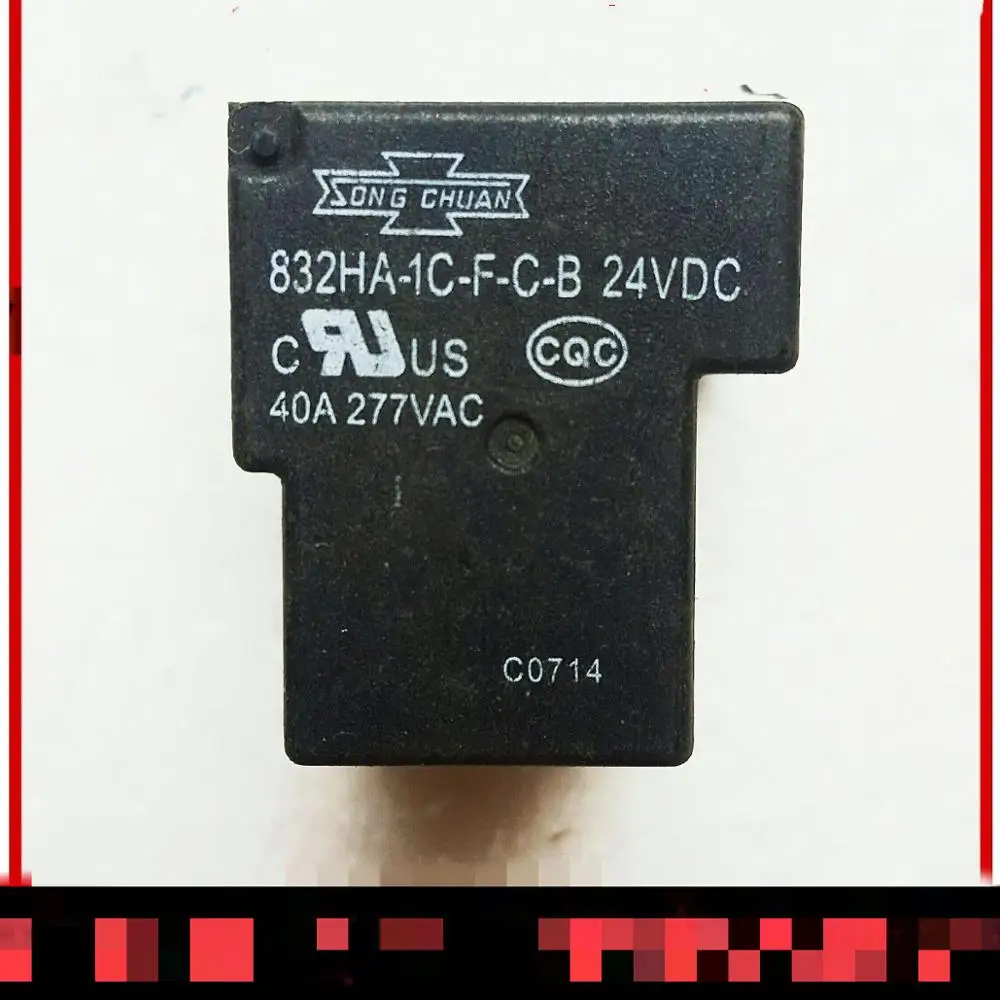 832HA 1C F C B 24VDC 40A 5 контактный 24 V|Реле| |