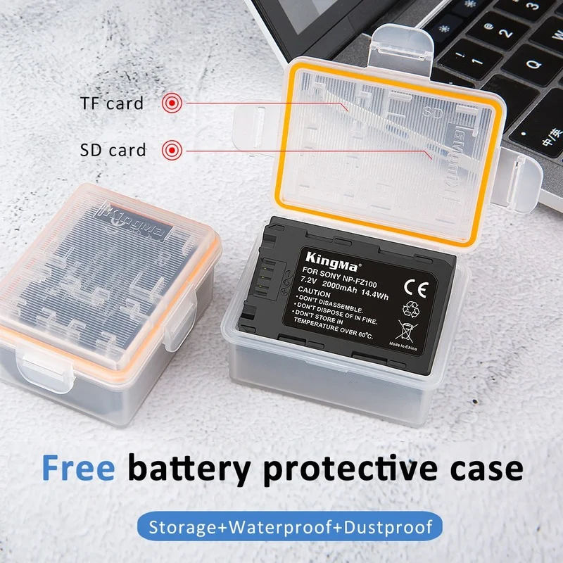 

Ockered New Fully decoded camera battery NP-FZ100 battery replacement For SONY A9/A7R MARK 3/A7 MARK 3 Micro-Single Camera