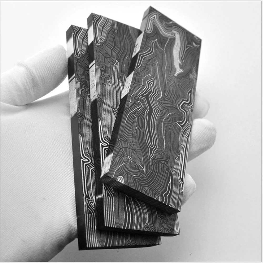 TOtrait 1 шт G10 Микарта шаблон доска лист черный/красный дамасский холст Материал