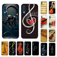 maiyaca musical notes violin classical phone case for samsung a51 01 50 71 21s 70 10 31 40 30 20e 11 a7 2018