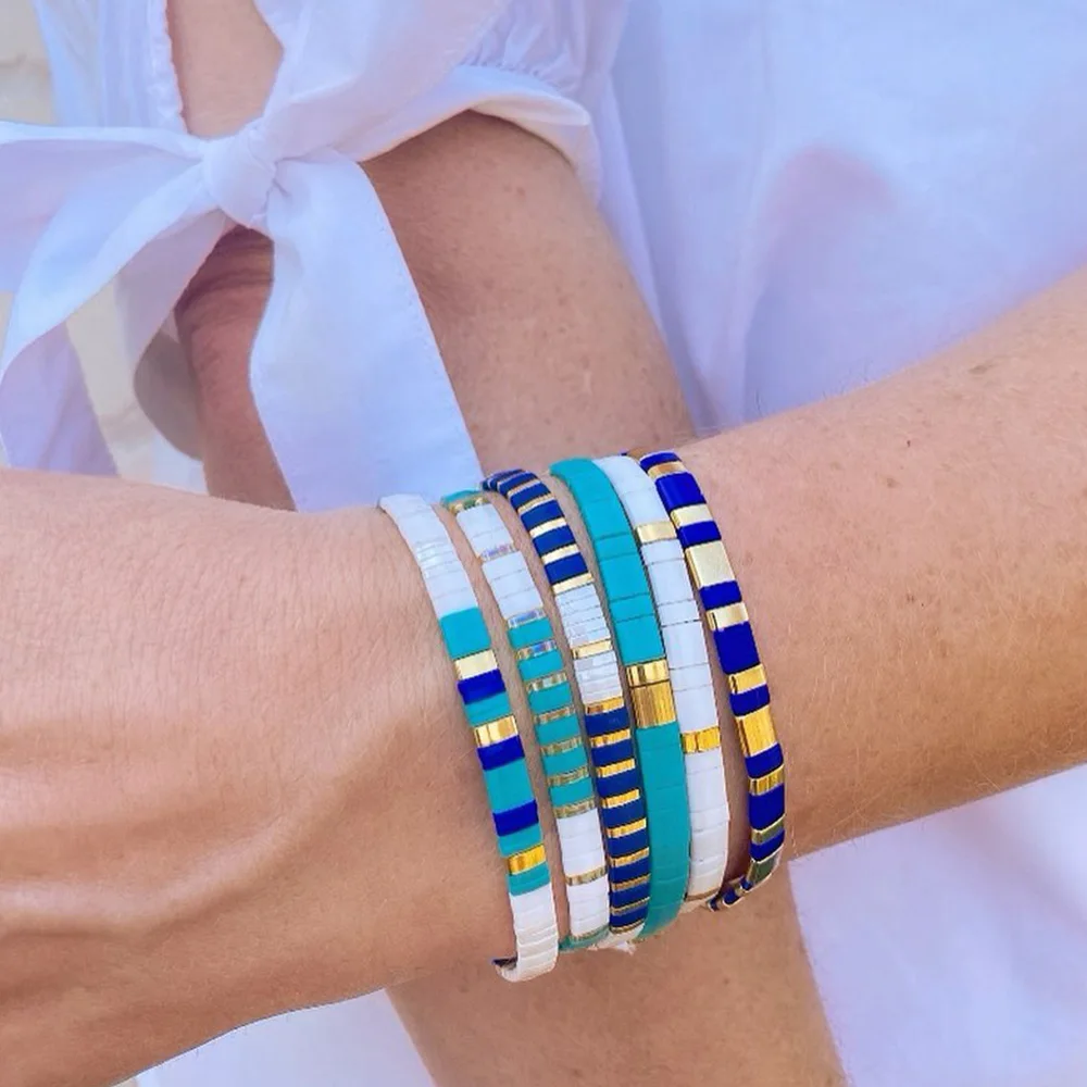 Go2boho Tila браслеты для женщин Miyuki Pulseras ювелирные изделия мода 2021 богемные тянущиеся
