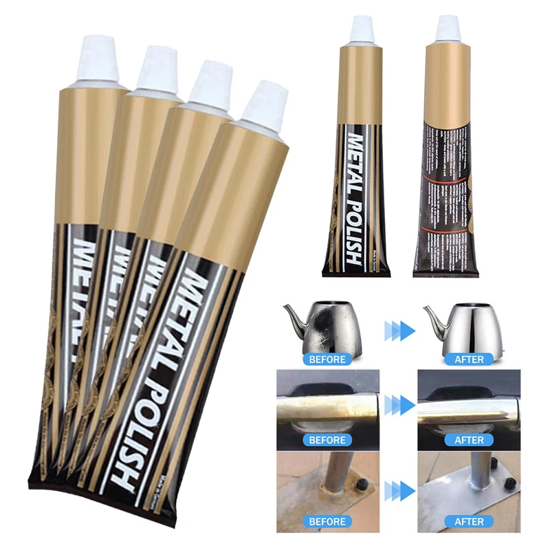 Новинка 2020 паста для удаления ржавчины с металлической полировкой хромированный