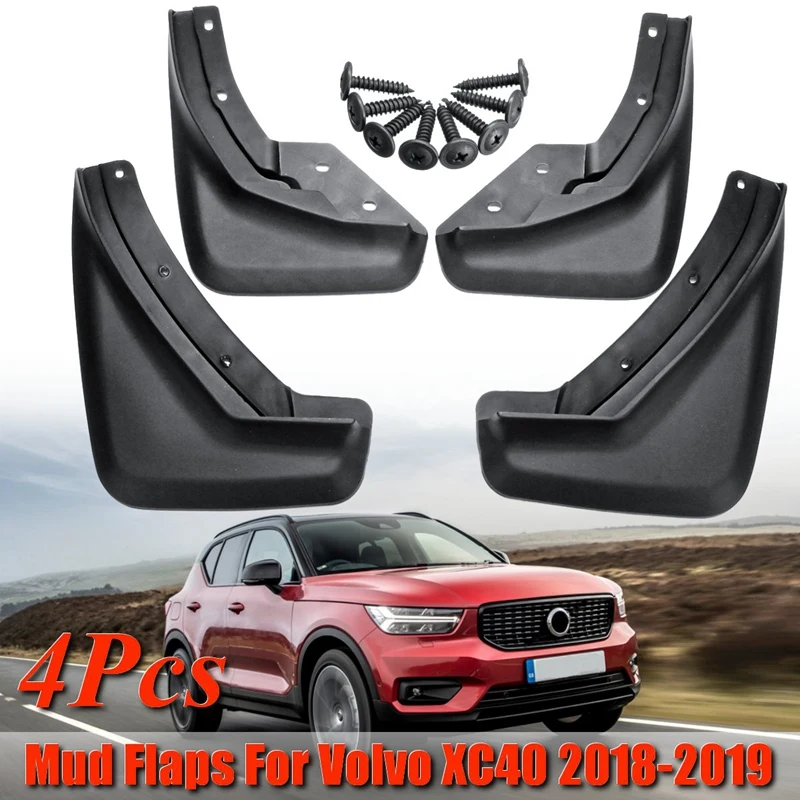 Для Volvo Xc40 2017 2018 2019 спереди и сзади автомобиль Всплеск брызговики Брызговики