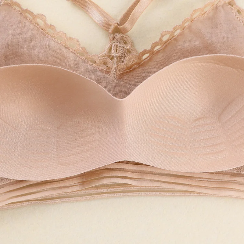 Женский топ бюстгальтер нижнее белье сексуальный кружевной пуш ап регулируемый