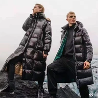 mens duck down jacket 2021 winter luxury brand thick long down coat puffer feather couple coat chaqueta hombre veste noir