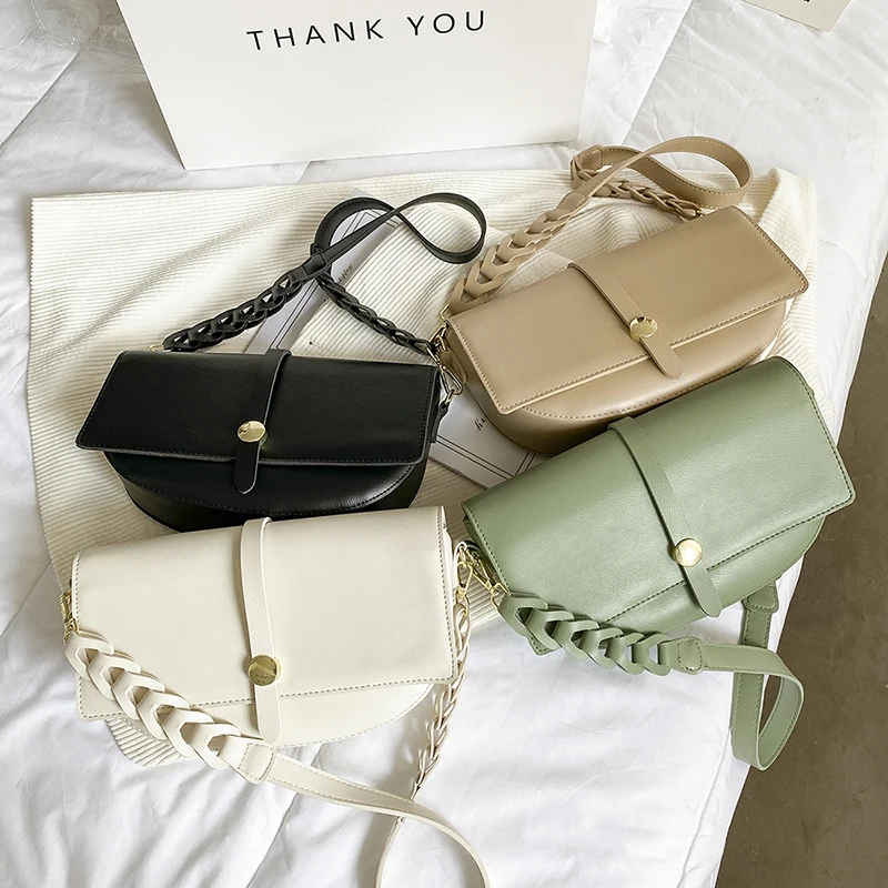 

Special Designed Small Soft PU Leather Crossbody Bags for Women 2021 Summer Branded Trendy Shoulder Handbags and Purses Lady