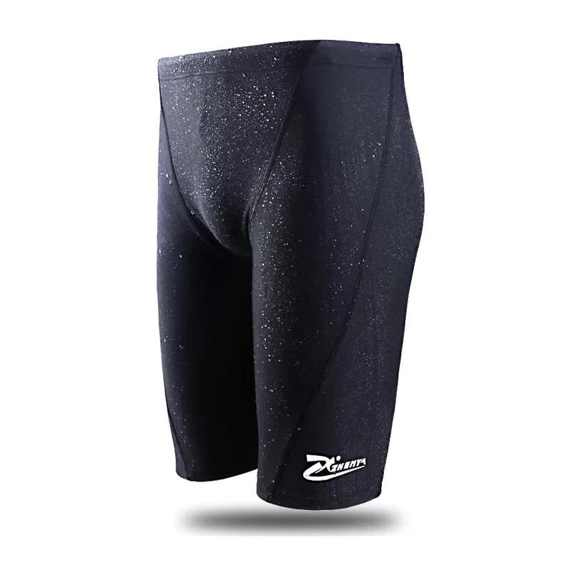 Профессиональные мужские плавки из полиэстера эластичные однотонные пикантные