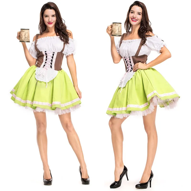 Женский костюм для пивной Девы немецкий готическое платье лолиты карнавала на