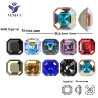 yanruo newly 8mm10mm sizes 4480 imperial multi color crystal diamonds 3d nail art decorations gem stones for nails rhinestones