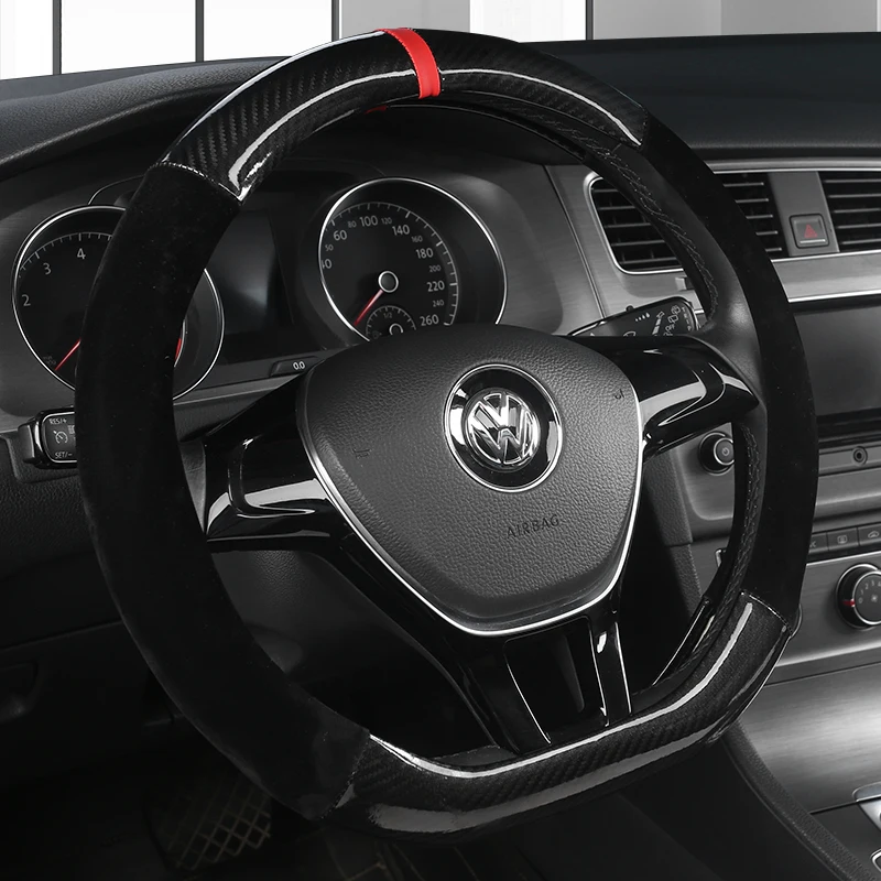 D-образный чехол рулевого колеса автомобиля из искусственной кожи для Nissan Qashqai J11