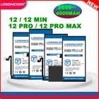 Совершенно новый аккумулятор 4000 мАч для APPLE iPhone 12 Pro Mini, аккумулятор 12 Pro Max