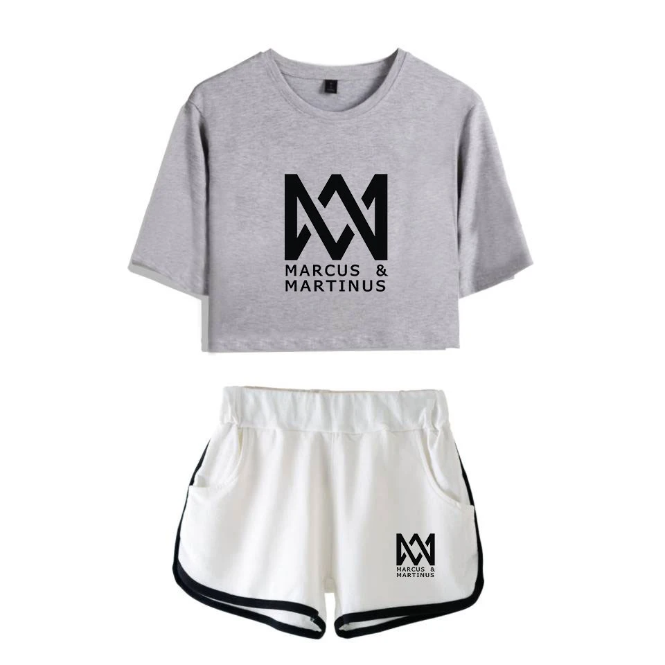 Kpop футболка комплект из двух предметов летняя с принтом альбом женский костюм