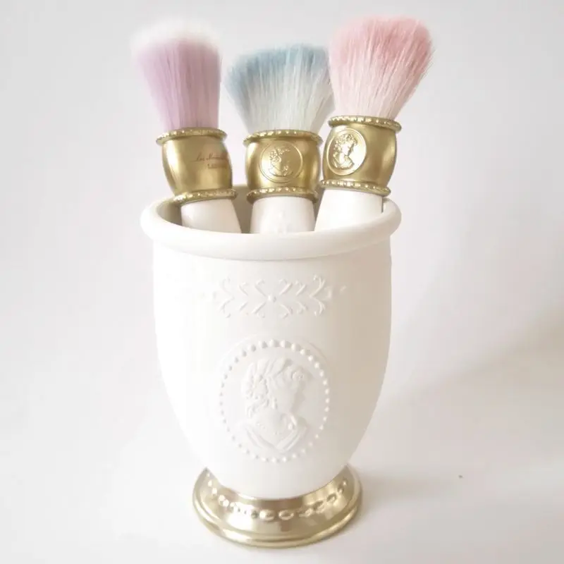 Laduree queens держатель для ювелирных изделий держатель для кистей белый/розовый Роскошный хранение кистей для макияжа контейнер держатель для ручек хранение мелких вещей