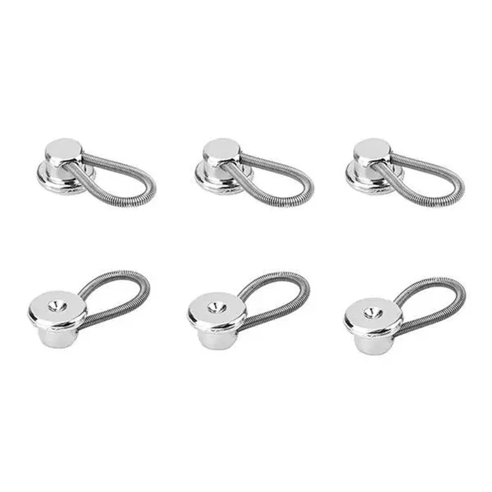 

10mm Metal Elastic Collar Extender Button Extender Used For Shirt Dress Trousers Jacket Collar