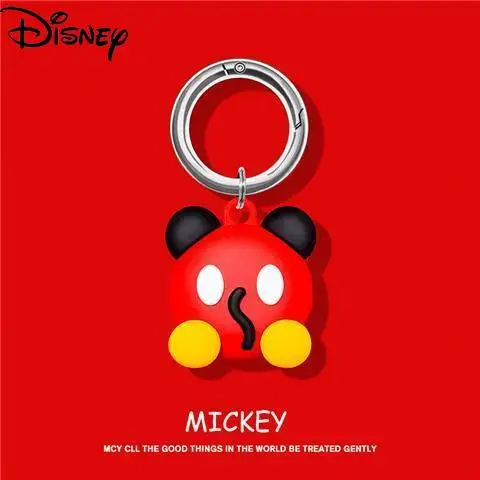 

Disney Cute Mickey Donald Duck for AirTags Protective Case Anti-lost Device Protective Case Keychain Tracker Case