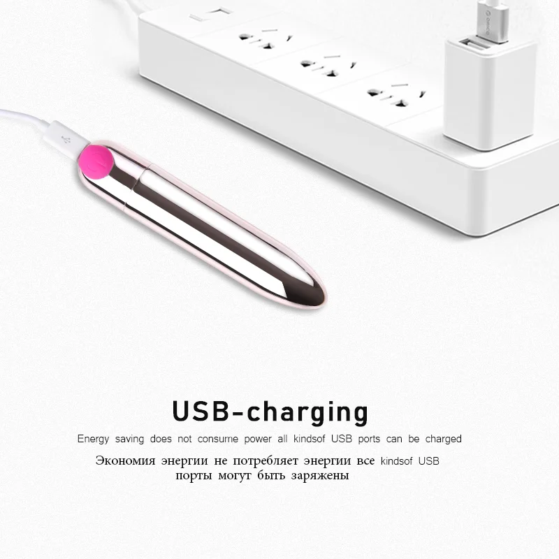 USB Мини Пуля Вибраторы интимные игрушки для женщин мужчин сильной вибрации G spot