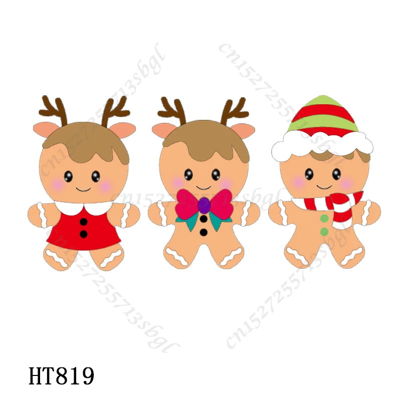 Пресс-формы для рождественской куклы-новая форма высечки и дерева HT819 подходит