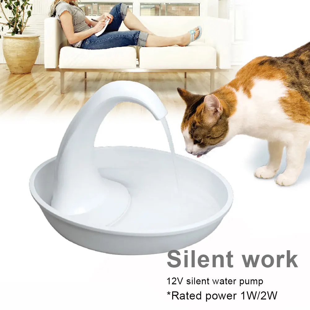 

1PC Pioneer Pet Swan Neck Pets Automatic Drinking Fountain Running Water Feeder Dog Cat Automatic Circulation Health Drink Tools