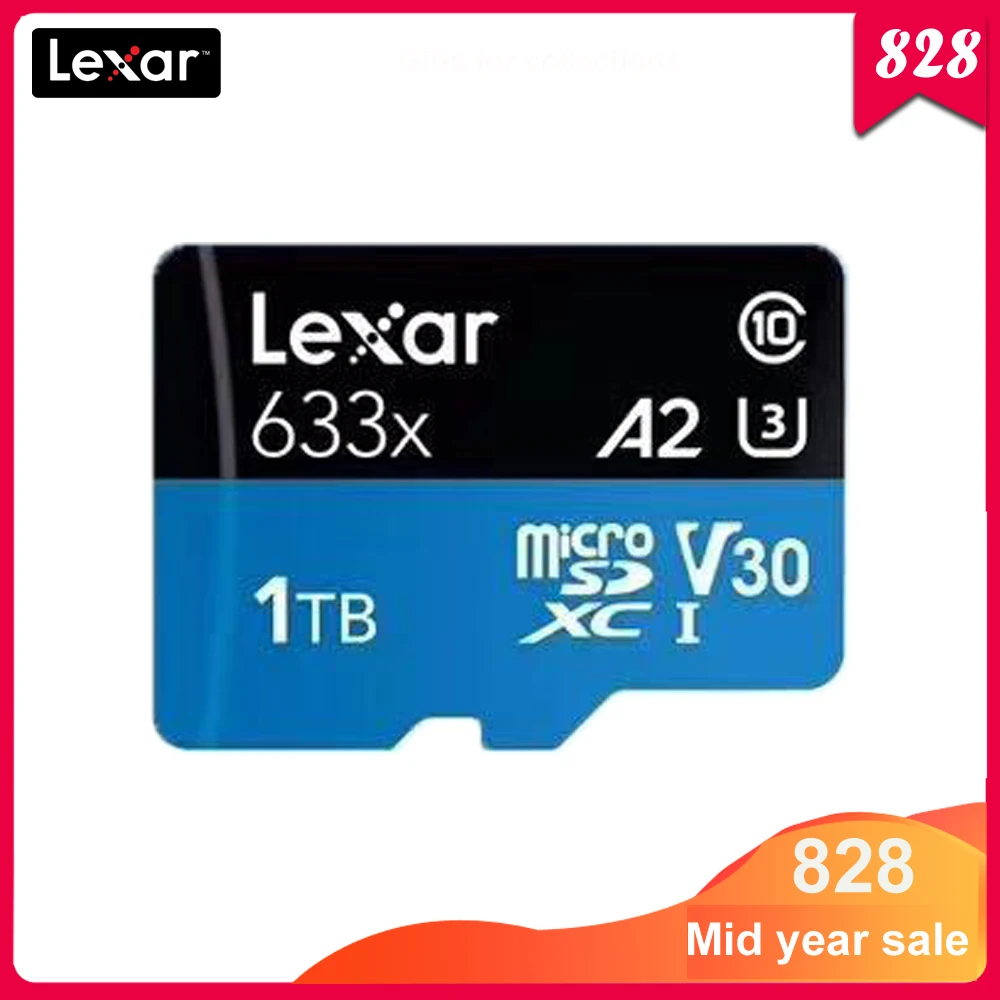 Карта Micro SD Lexar 633x 1 ТБ 32 ГБ 64 128 256 класс 10|Карты памяти| |
