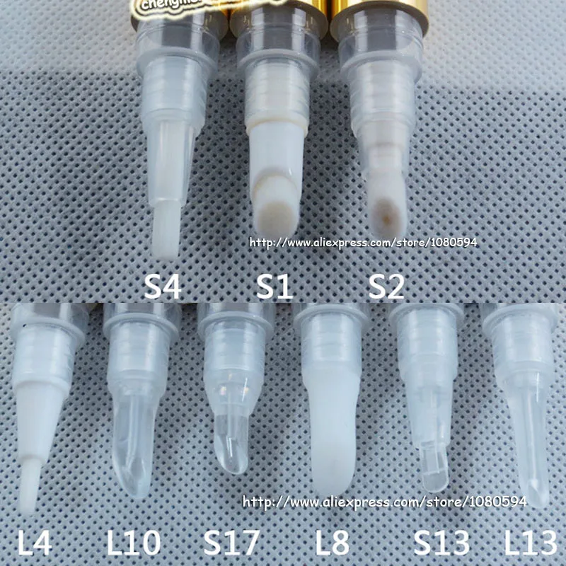 Золотой блеск для губ крем/Тушь ресниц/жидкость роста ресниц/отбеливающая трубка