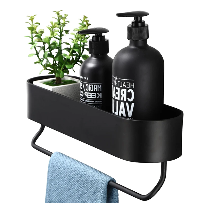 Полка для ванной длиной 30 50 см вешалка хранения полотенец кухонные настенные