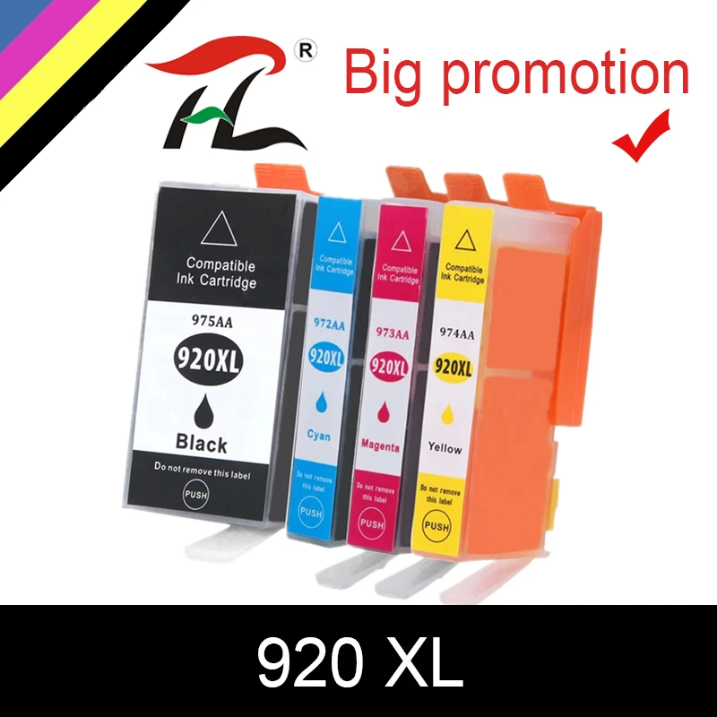 Чернильный картридж YLC 920 совместимый с HP 920XL для Officejet 6000 6500 6500A 7000 7500 7500A принтер