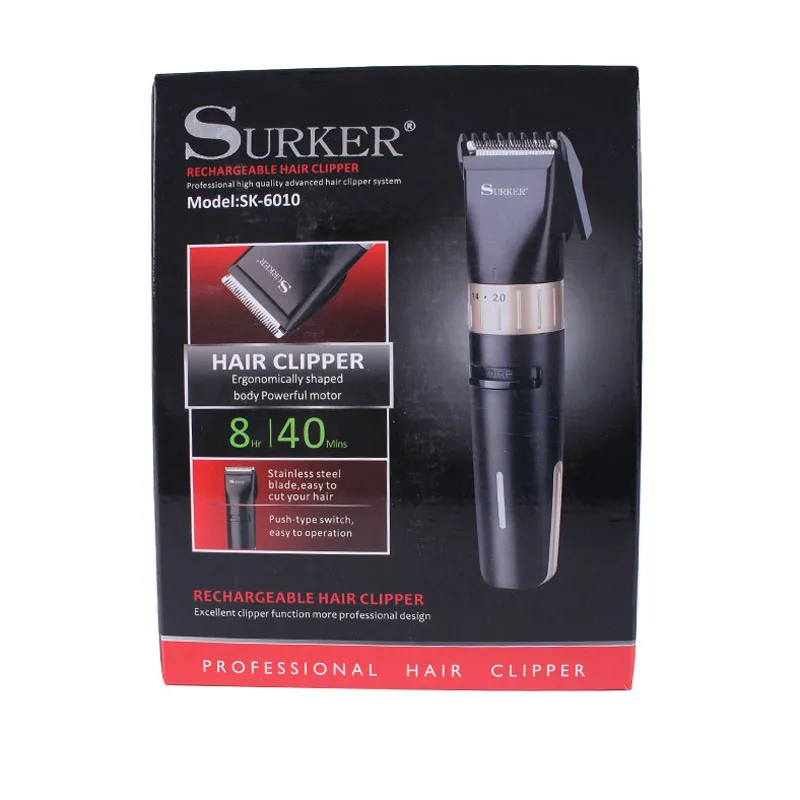 

Surker electric trimmer SK-6010 third gear fine-tuning adult universal hair clipper / razor / electric fader