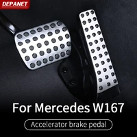 throttle brake pedal for mercedes gle w167 gls w167 x167 550 gle 2020 gle 350450 500e exterior decoration accessories