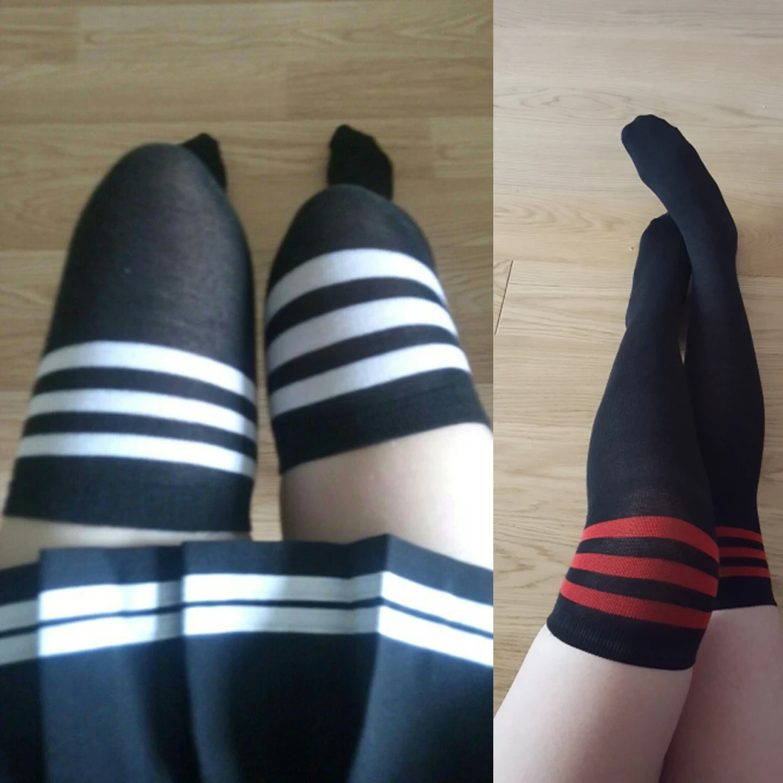 Женские хлопковые Сексуальные Гольфы выше колена длинные чулки гетры для