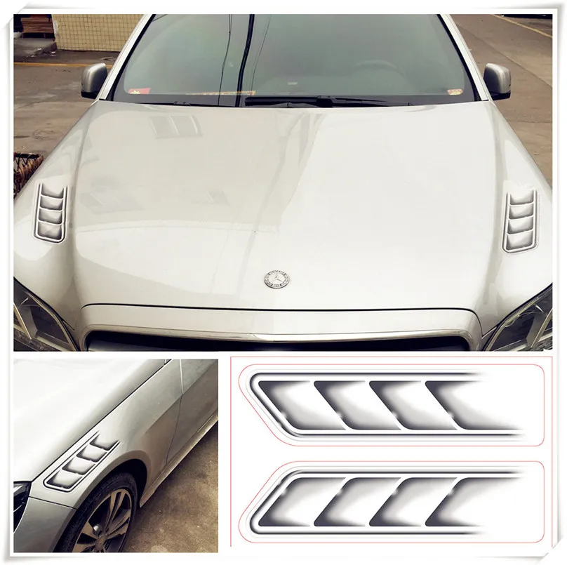 3D наклейки на автомобиль Акулий стержень вентиляционное отверстие для BMW 530Li 335i